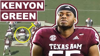 Kenyon Green is EXACTLY what the Houston Texans Needed  All22 Film Breakdown  Texas AampM Aggies OL [upl. by Zach]