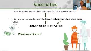 Bio Immuniteit en vaccinatie actieve en passieve immuniteit  Gezondheid 9 [upl. by Eerahs]