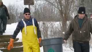 Fish Stocking at Shadow Lake Ohio [upl. by Raycher]