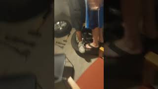 patts shop trying put rims on tires day 1 😆 🤣 mayybach 🎶fyp trending tires viralvideo [upl. by Woll]