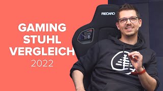 GamingStuhlTest 2022 Spiel Sitz und Sieg – das sind die besten GamingChairs [upl. by Nich37]