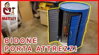 Come costruire un bidone porta attrezzi fai da te [upl. by Tudor777]