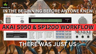 AKAI S950 with the SP1200 workflow back when it was just us before anyone knew [upl. by Claudell]