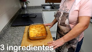 SOBREMESA FÁCIL E BARATA  SÓ 3 INGREDIENTES  GlutenFree [upl. by Asiled603]