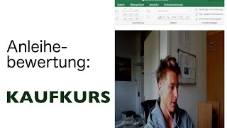 Kaufkurs einer Anleihe in Excel berechnen I Excelpedia [upl. by Aienahs]