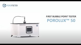 Flat sheet membranes measurements with the Porolux™ 50 [upl. by Denoting]