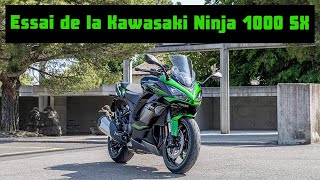 Essai Kawasaki Ninja 1000 SX  Une routière sans défauts [upl. by Halliday]