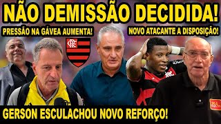 LANDIM TOMA DECISÃO SOBRE DEMISSÃO DE TITE BAIXA GERSON CANHOTINHA ESCULACHOU REFORÇO DO MENGÃO E [upl. by Kcirre832]