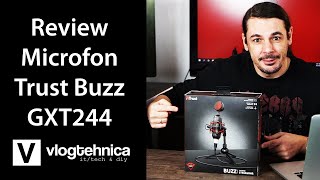 Review microfon pentru streaming Trust GXT 244 BUZZ [upl. by Zakarias]