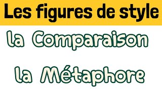 les figures de stylecomparaison et métaphore1BAC et 2BAC BAC libreexercice corrigé [upl. by Sinai149]