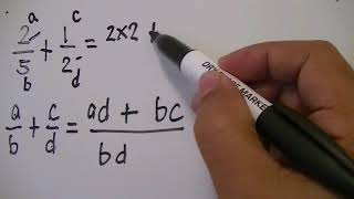 How to solve addition of fraction with ABCD rule as formula  Simple way to deal with fractions [upl. by Reaht982]