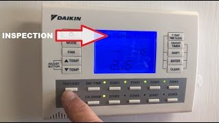 How to work around quotInspection Modequot on Daikin Zone Controller BRC24Z8 [upl. by Loughlin90]