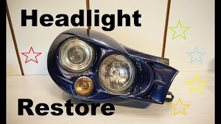 Project Impreza Wagon 2001  Morette Headlights restoration [upl. by Larson977]