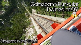 Gelmerbahn  Gelmer Funicular Steepest Roller Coaster in the World  Switzerland PG Vlogs [upl. by Sel]