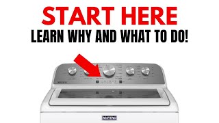 Maytag washer reset Easy Step By Step Guide [upl. by Lekzehcey]