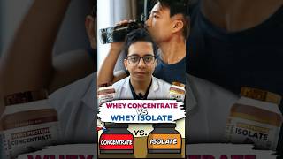 Whey Concentrate VS Whey Isolate  DtBhawesh  diettubeindia dietitian bestwheyprotein shorts [upl. by Kendre]