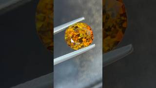 Tenebrescent Zircon before during and after exposure to UV Light rare zircon short gemology [upl. by Eilyac]