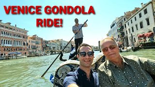 Picturesque Gondola Ride through Venice Canals amp CanalSide Lunch What to do in Venice Italy [upl. by Sayres99]