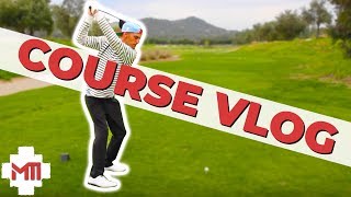 Golf Course Vlog Gabriel Writer and Blaire Mckeithen  Part 2 [upl. by Nyladnar]