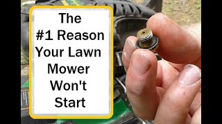 How to fix a lawn mower that wont start  Ten Minute DIY Repair [upl. by Nrol]