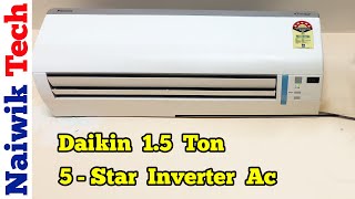 Daikin 15 Ton 5Star Inverter Split AC Unboxing 2023 Model  Daikin RKM50UV16VA Installation 2024 [upl. by Narcissus]