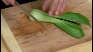 Cooking Tips  How to Chop Baby Bok Choy [upl. by Gibbeon320]