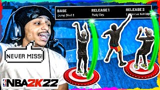 NEW BEST JUMPSHOT FOR EVERY ARCHETYPE  NON STOP GREENLIGHTS😳 NBA 2K22 [upl. by Hagood]