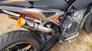 2019 Ultimate exhaust sound ktm duke 790 Austin racing arrow leo vince akrapovic RIDEMOTO [upl. by Iphlgenia999]