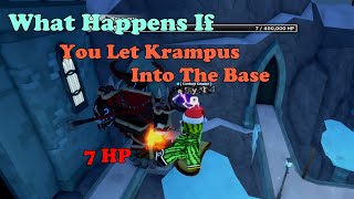 What Happens If You Let KRAMPUS ENTER THE BASE  Tower Defense Simulator [upl. by Meilen]