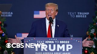 Trump denies reading quotMein Kampfquot in first rally after Colorado ballot ruling [upl. by Eiramacissej764]