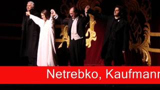 Netrebko Kaufmann amp Hvorostovsky Verdi  La Traviata Prendi questè limmagine [upl. by Gamber885]