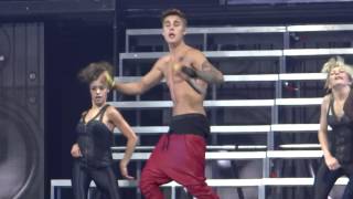 Justin Bieber Boyfriend and Baby Philly Believe Tour 717 [upl. by Celin516]