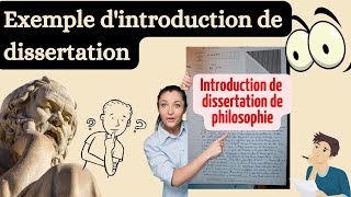 Méthode en philosophie  Exemple dintroduction de dissertation [upl. by Hadwin]