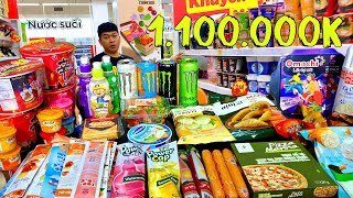 Mukbang  Combo 1100000K mua được gì tại siêu thị Go Convenience store [upl. by Erelia]