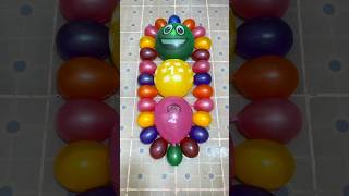 Beautiful a boy number one always smiled  water colorful balloons popping reverse asmr satisfying [upl. by Dacy842]