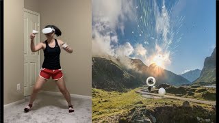 Supernatural VR Oculus Quest 2 gameplay  Queen  Dont Stop Me Now High intensity  warmup [upl. by Hallam]