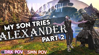 FFXIV  Father and Son  Alexander Raid  Part 2 DRK and SMN POV [upl. by Zsazsa912]