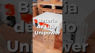 Bateria de lítio é Unipower energiasolar eletrica solar minhacasasolar [upl. by Aniroc]