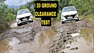 HUYNDAI I20 real life ground clearance test  i20 offroad test i20 offroad Aniketrud [upl. by Ahtiek570]