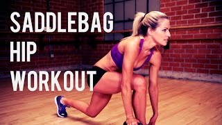 18 Minute Saddlebag Workout To Tone and Strengthen Your Hips and Legs [upl. by Airotal]