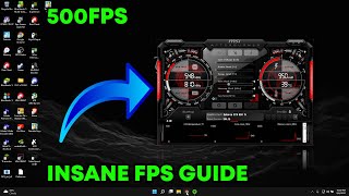 How to OVERCLOCK your LAPTOP for 500FPS [upl. by Auhs848]