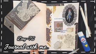 Day 76 of Journaling Aesthetic Journal [upl. by Aleac]