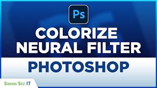 How to Use the Colorize Neural Filter in Photoshop CC AI Feature [upl. by Ahseram]