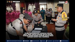 Kapolres Pematangsiantar Pimpin Serah Terima Jabatan Tiga Kapolsek Dan Kasi Propam [upl. by Ainegul613]