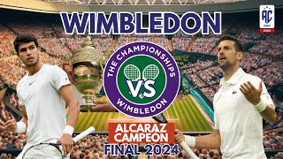 🎾🐐 ALCARAZ CAMPEÓN vs DJOKOVIC 🐐🔴 RESUMEN COMPLETO  WIMBLEDON 2024  FINAL 🎾 [upl. by Ardnik27]