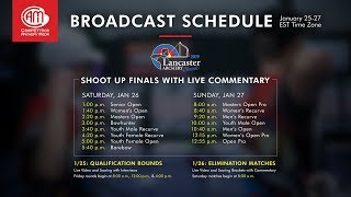 2019 Lancaster Archery Classic  8am and 12pm Qualification Lines [upl. by Dorrej]