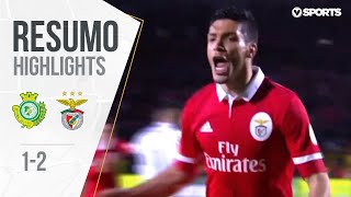 Highlights  Resumo V Setúbal 12 Benfica Liga 1718 29 [upl. by Mord]