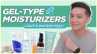 Best GEL TYPE MOISTURIZERS for OILY to COMBINATION skin Filipino  Jan Angelo [upl. by Aneras]