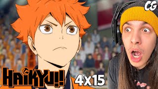 KARASUNO VS INARIZAKI TA INTENSO  React Haikyuu 4 EP 15 [upl. by Hansen]