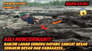 ASLI MENEGANGKAN DETIK² BANJIR LAHAR SEMERU DATANG SANGAT BESAR [upl. by Herates]